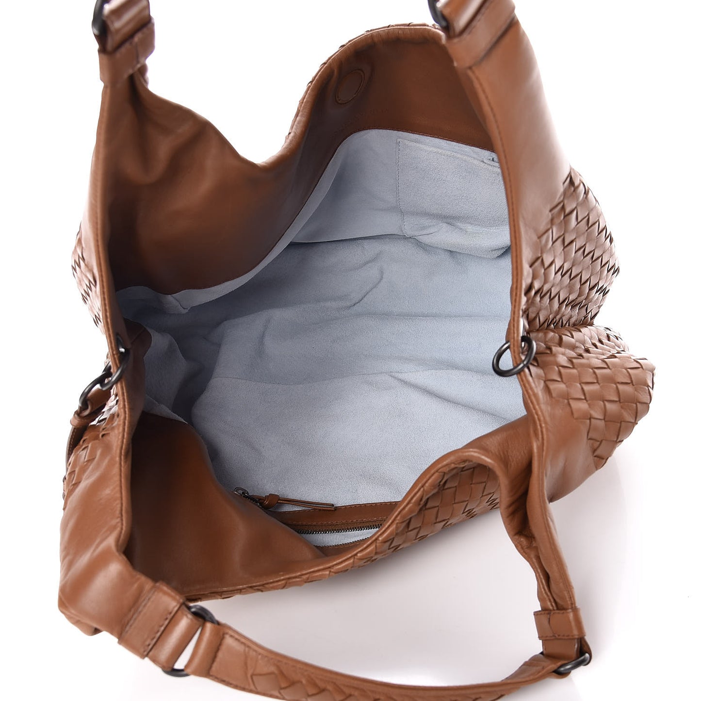 Nappa Intrecciato Medium Campana Noce