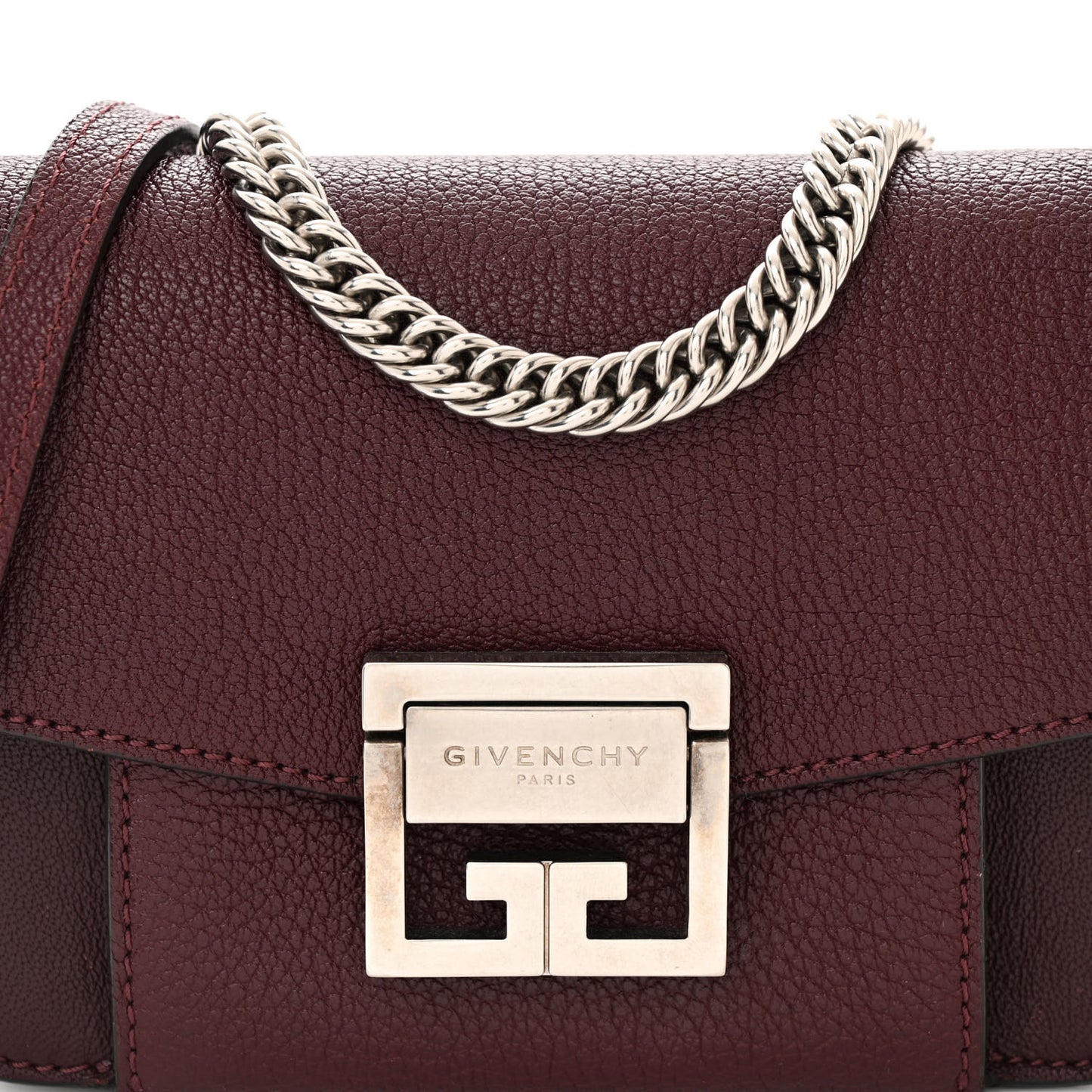 Goatskin Mini GV3 Shoulder Bag Oxblood