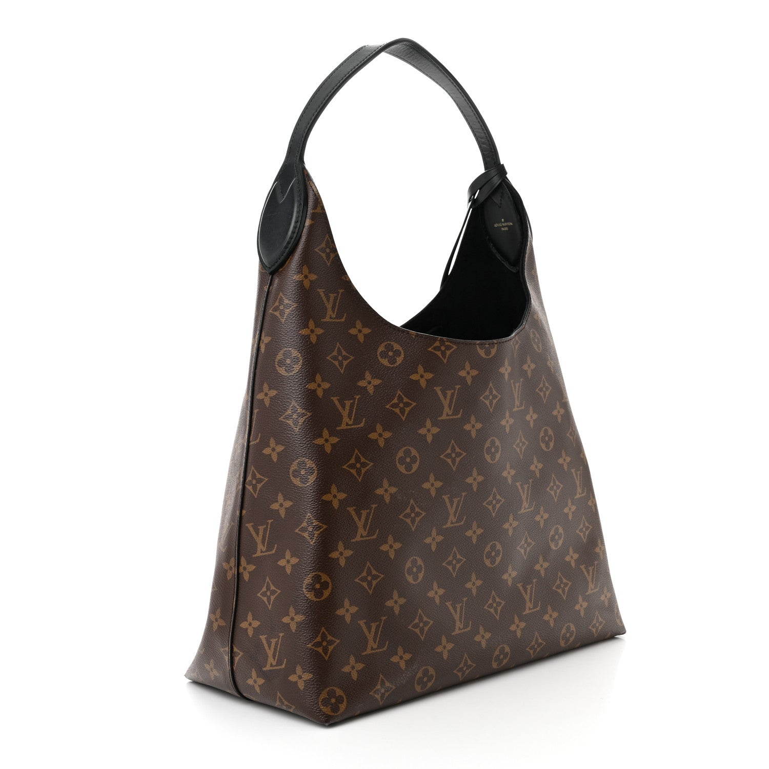 Louis Vuitton Monogram Flower Hobo Black 3 of 11