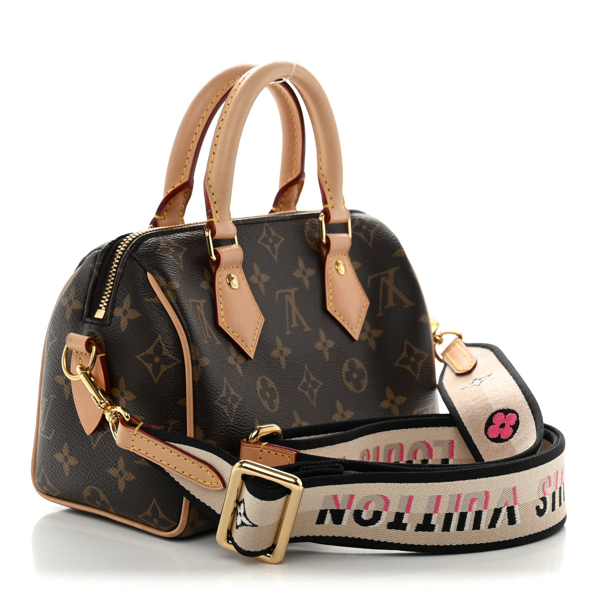 Louis Vuitton Monogram Speedy Bandouliere 20 Black 3 of 12
