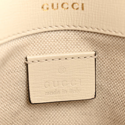 Gucci Azalea Calfskin Horsebit 1955 Shoulder Bag Mystic White 6 of 15