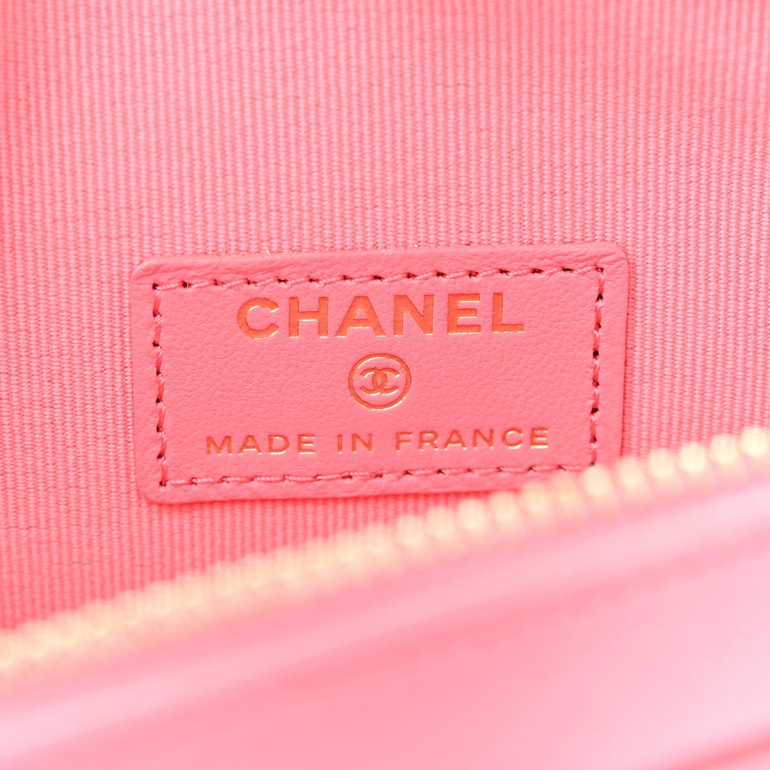 Chanel Lambskin Quilted CC In Love Heart Clutch With Chain Pink 6 of 13