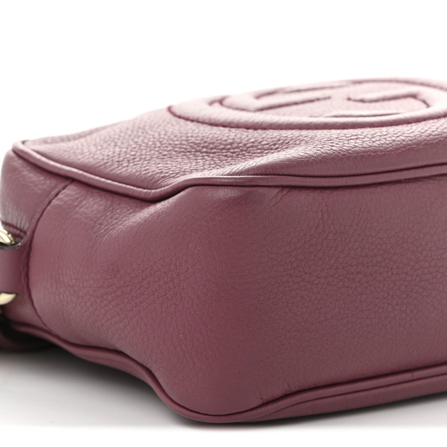 Pebbled Calfskin Small Soho Disco Bag Peonia Flower