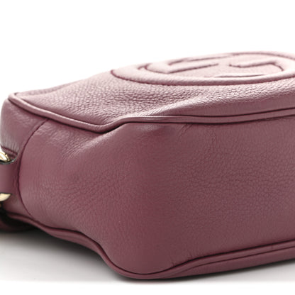 Gucci Pebbled Calfskin Small Soho Disco Bag Peonia Flower 9 of 10