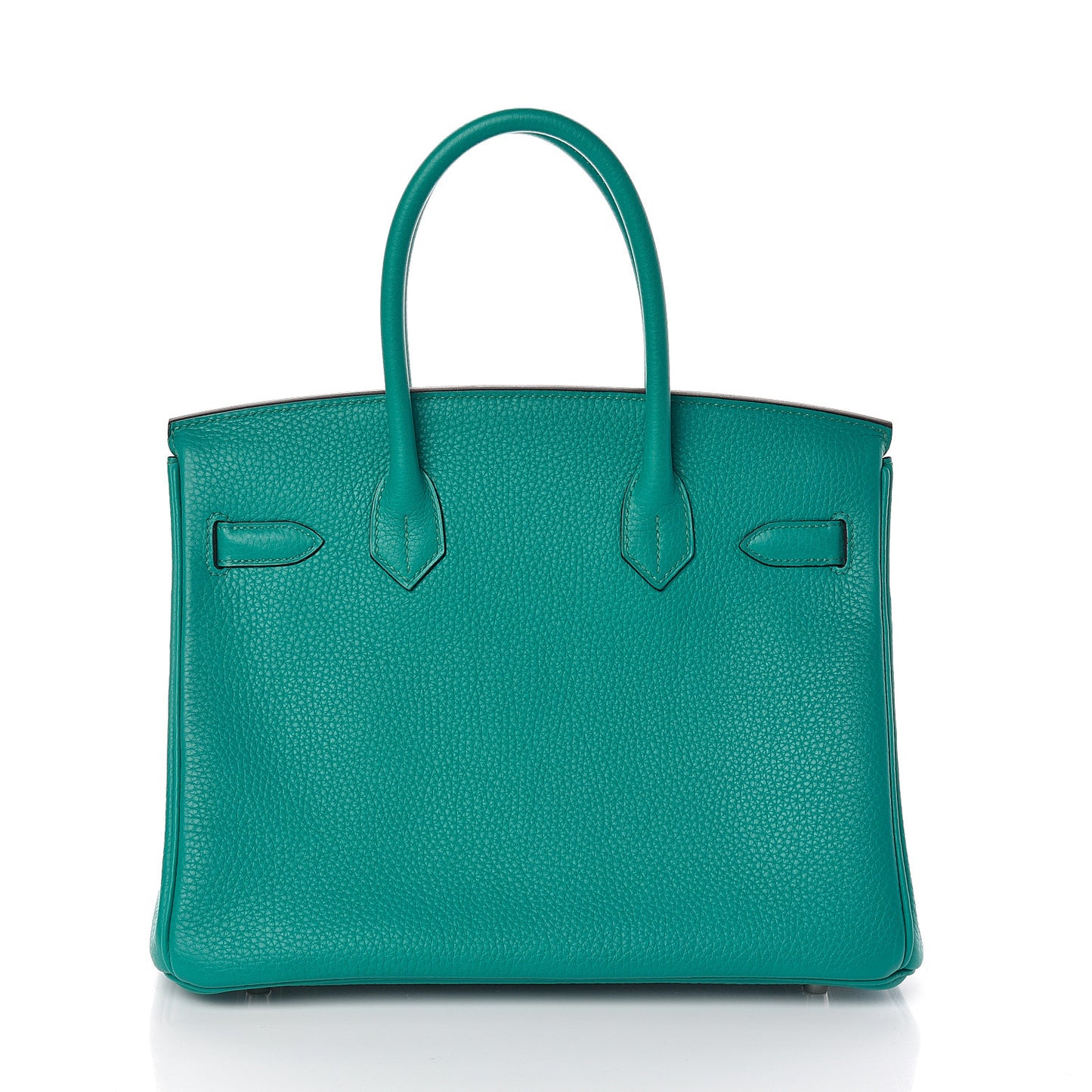 Taurillon Clemence Birkin 30 Bleu Paon