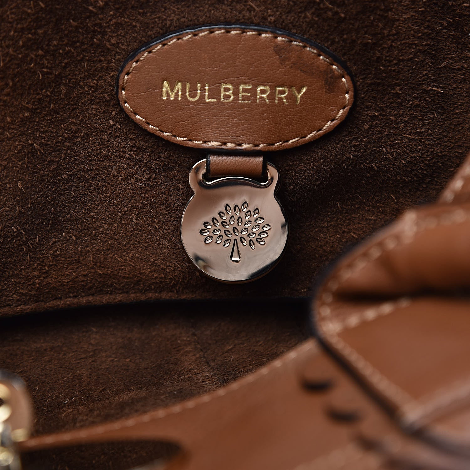 Mulberry Soft Matte Leather Cookie Bayswater Satchel Oak 7 of 15