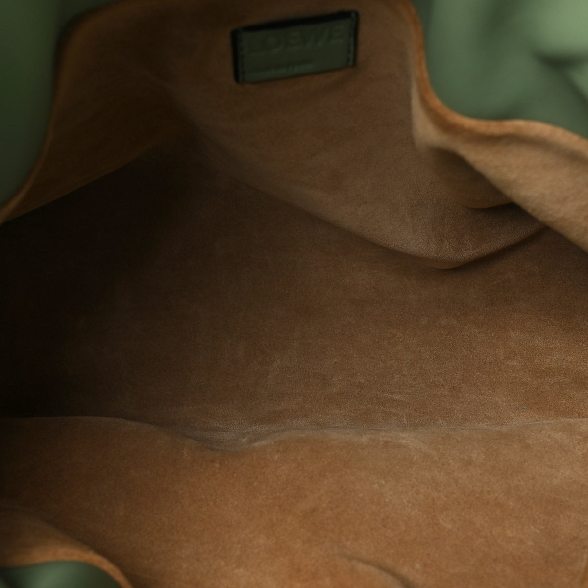 Nappa Calfskin Medium Flamenco Knot Clutch Rosemary