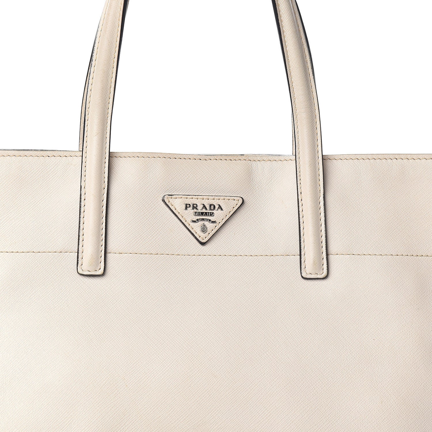 Prada Saffiano Soft Tote Talco 14 of 16