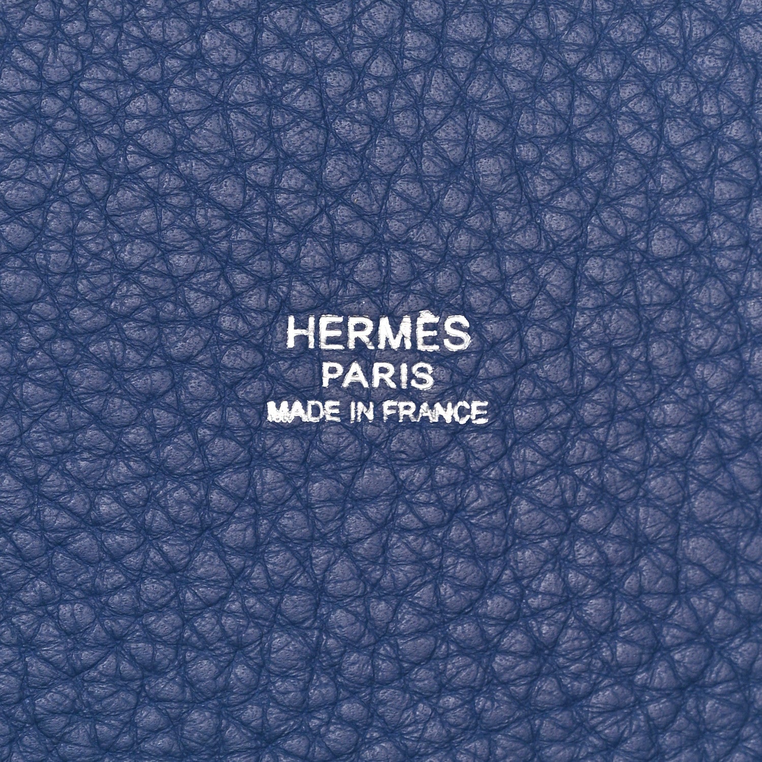Hermes Taurillon Clemence Picotin 18 PM Bleu Agate 6 of 10