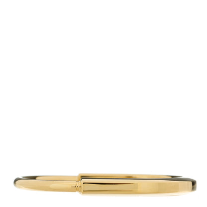 Tiffany 18K Yellow Gold Tiffany Lock Bangle Bracelet 3 of 7