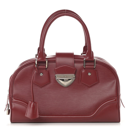 Louis Vuitton Epi Bowling Montaigne GM Rubis 1 of 17