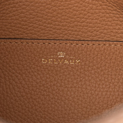 Delvaux Taurillon Pin Daily Surpique Bucket Vegetal Ivory 6 of 7