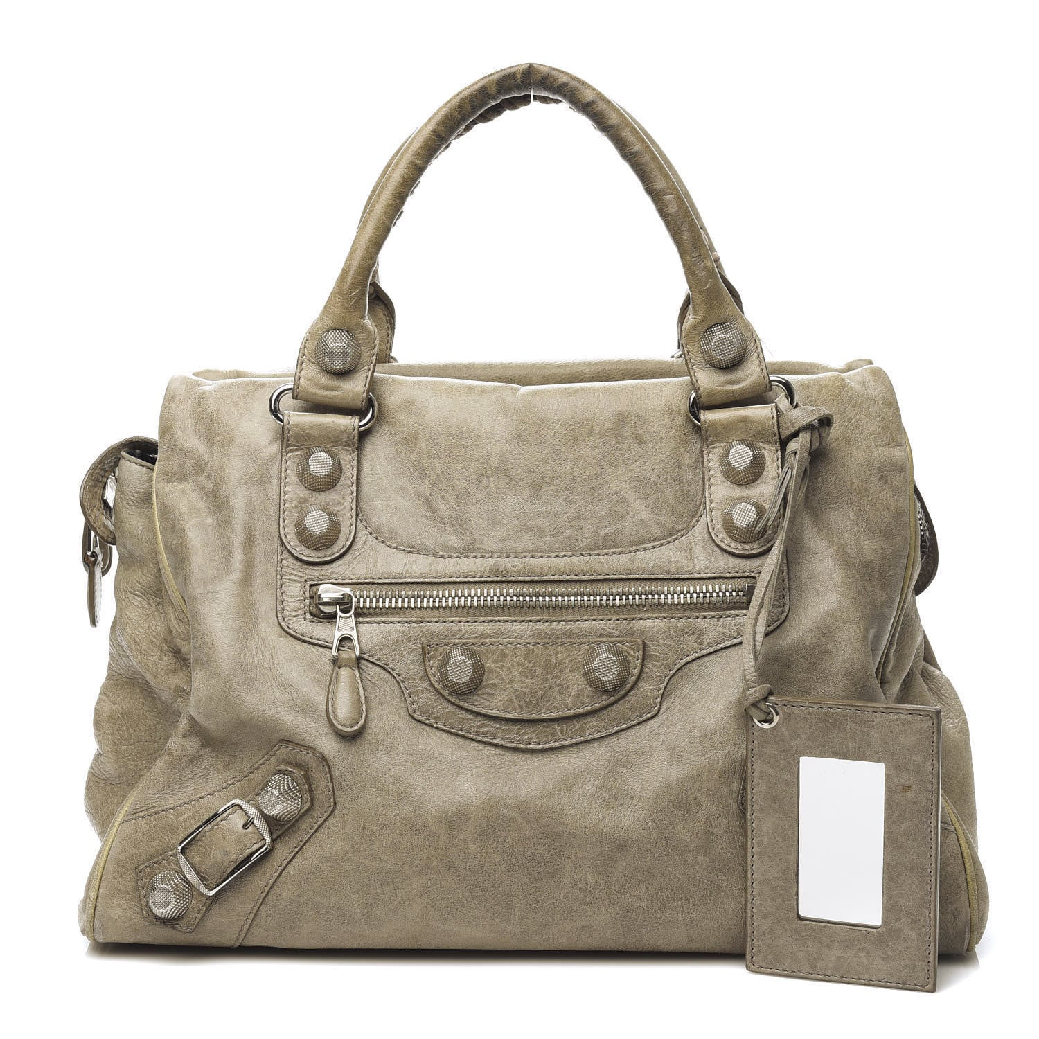 Balenciaga Agneau Giant 21 Silver Hardware Mid Day Papyrus 1 of 16