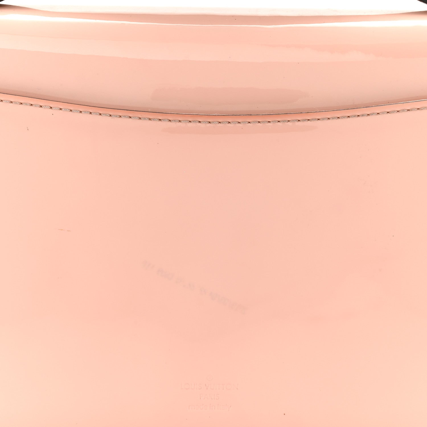 Louis Vuitton Patent Calfskin Monogram Cherrywood BB Rose Ballerine 12 of 12