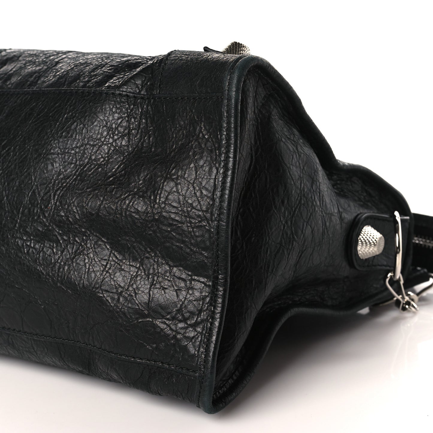 Agneau Giant 21 Silver Hardware Part Time Black