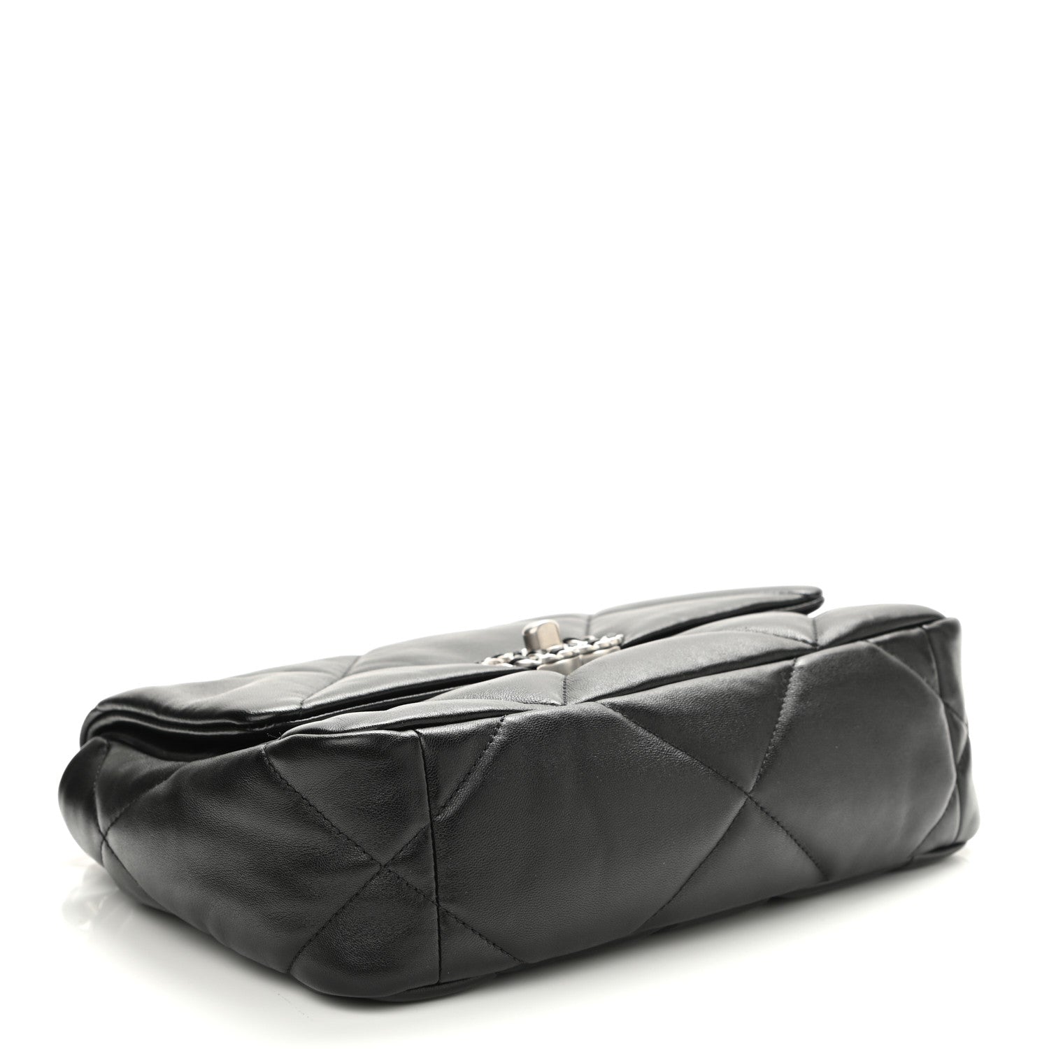 Chanel Lambskin Quilted Medium Chanel 19 Flap Black 4 of 10