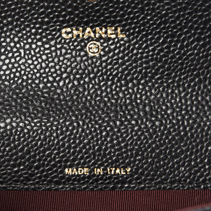 Chanel Caviar Quilted Flap Card Holder Black 6 of 8