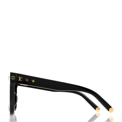 Louis Vuitton Acetate My Monogram Cat Eye Sunglasses Black 3 of 7