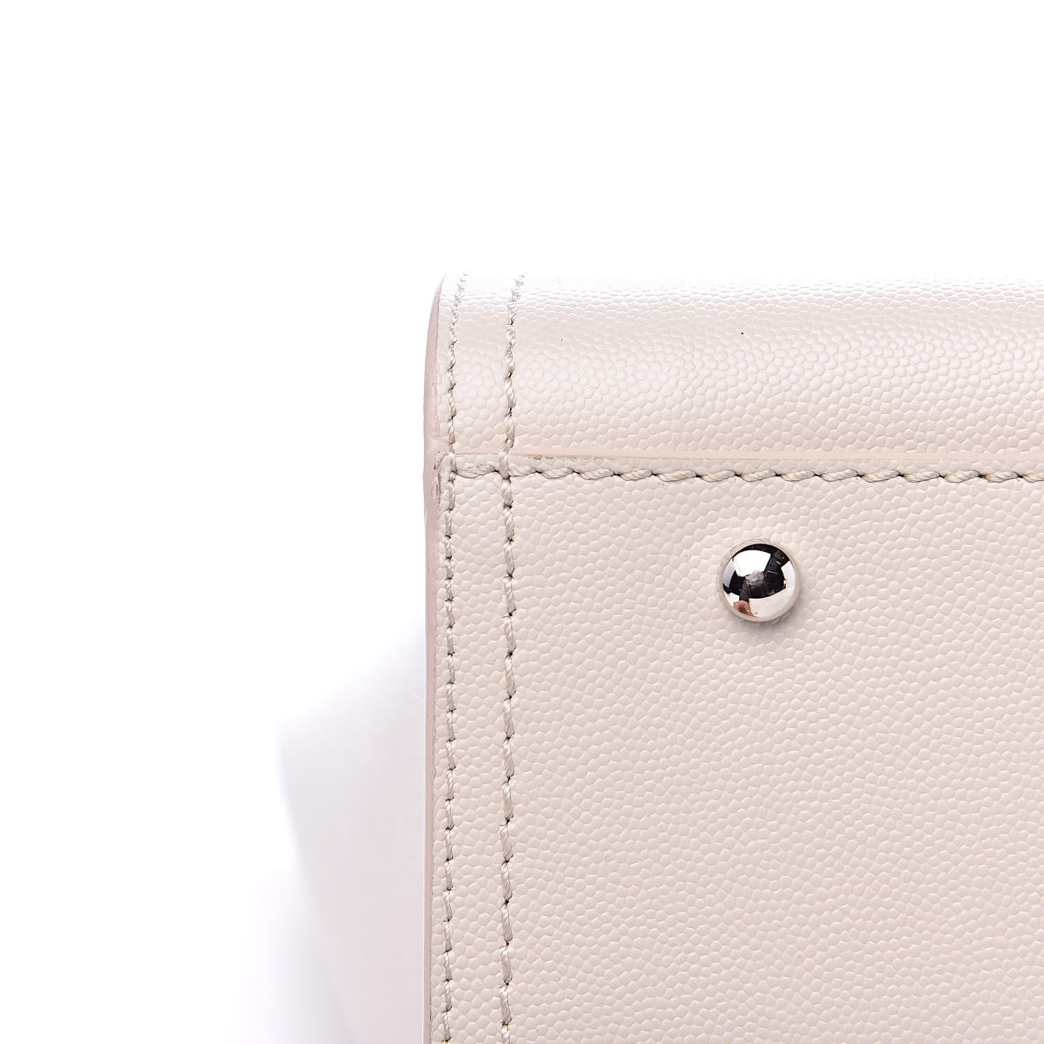 Chanel Caviar Small Studded Deauville Tote Ivory 11 of 12