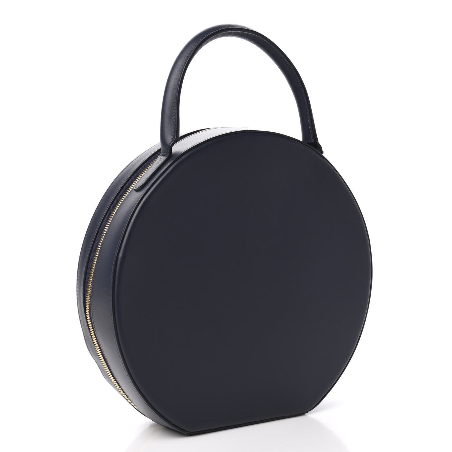 Calfskin Circle Bag Navy