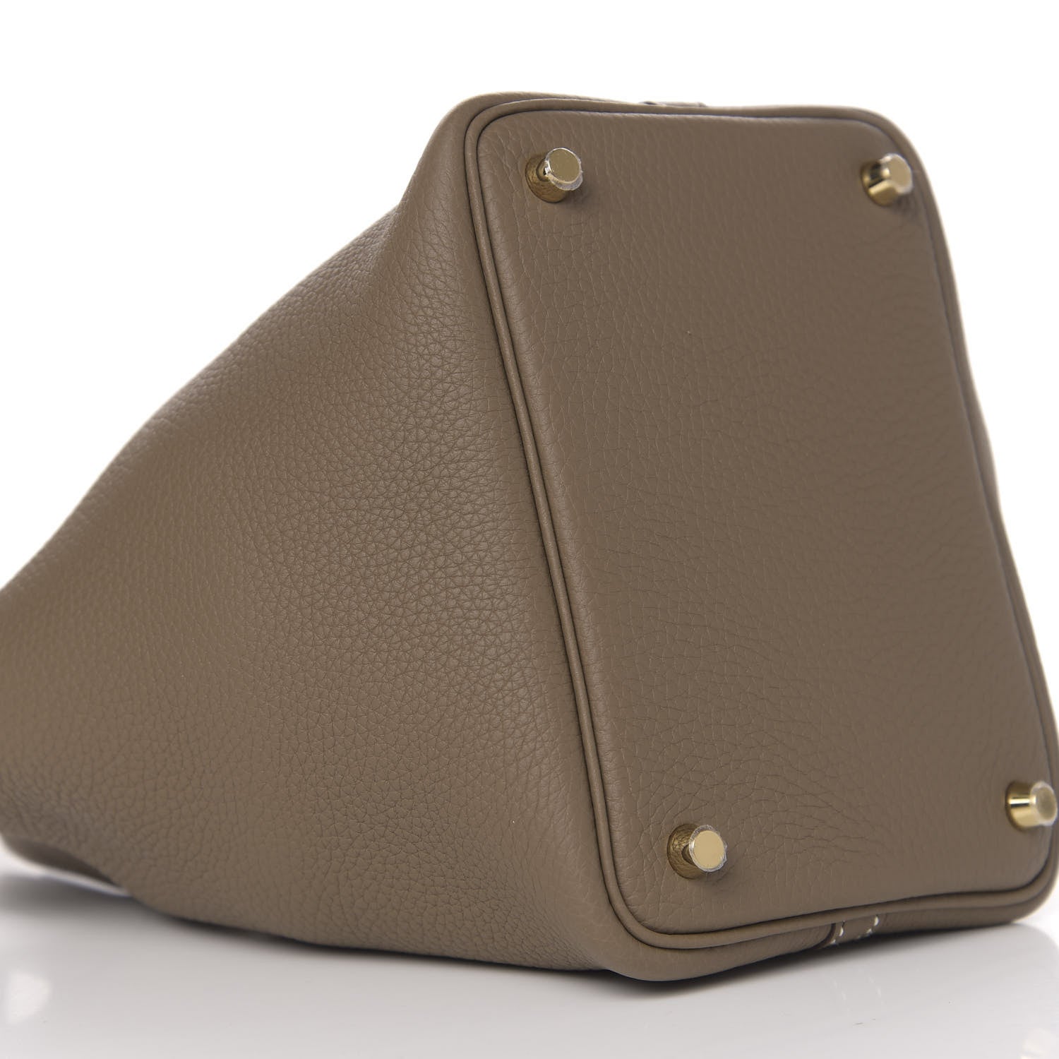 Hermes Taurillon Clemence Picotin Lock 18 PM Etoupe 8 of 11