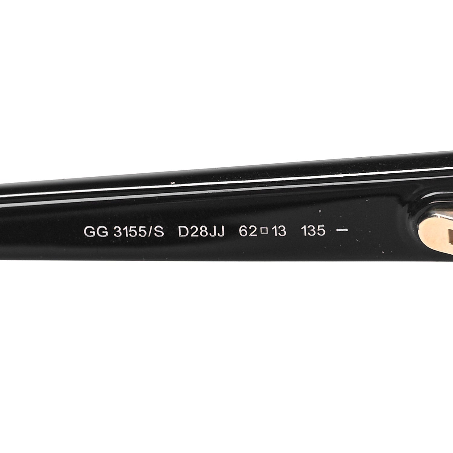 Gucci Sunglasses GG3155/S Black 6 of 6