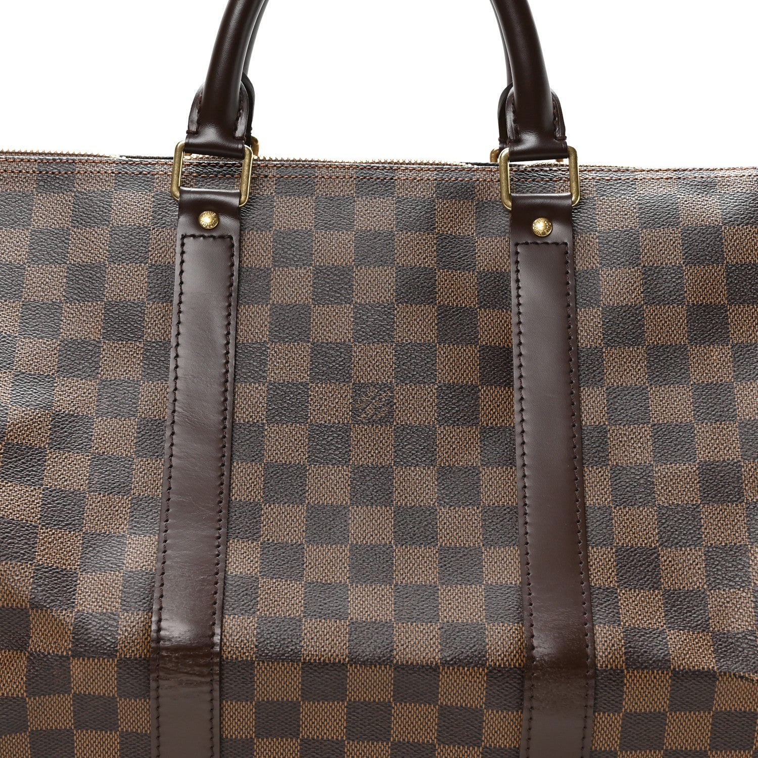 Louis Vuitton Damier Ebene Keepall 50 7 of 9