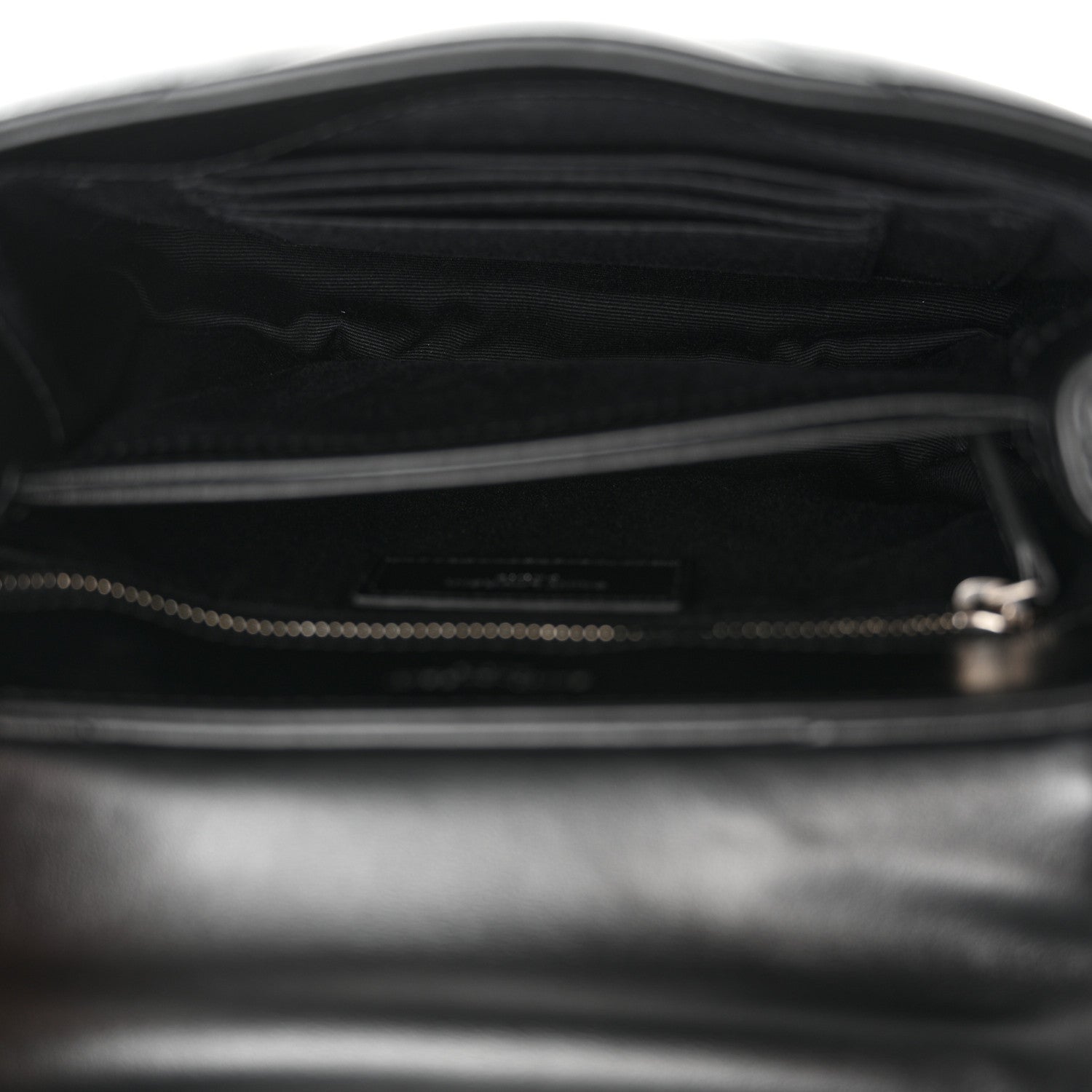 Saint Laurent Calfskin Y Quilted Monogram Toy Loulou Crossbody Bag Black 5 of 10