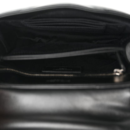 Saint Laurent Calfskin Y Quilted Monogram Toy Loulou Crossbody Bag Black 5 of 10