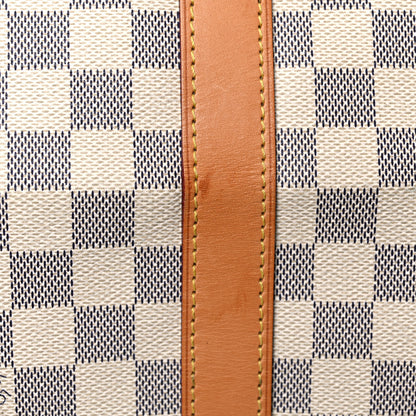 Louis Vuitton Damier Azur Keepall 50 19 of 29