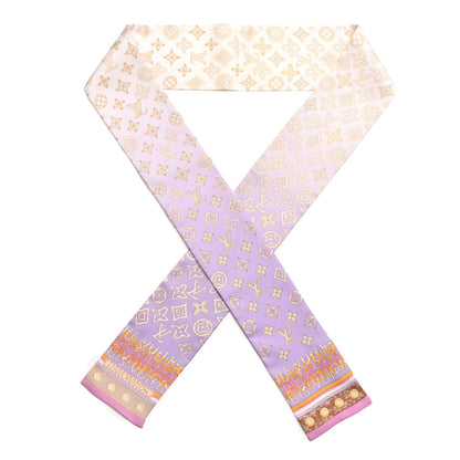 Louis Vuitton Silk Monogram Map Bandeau Lilac 1 of 4