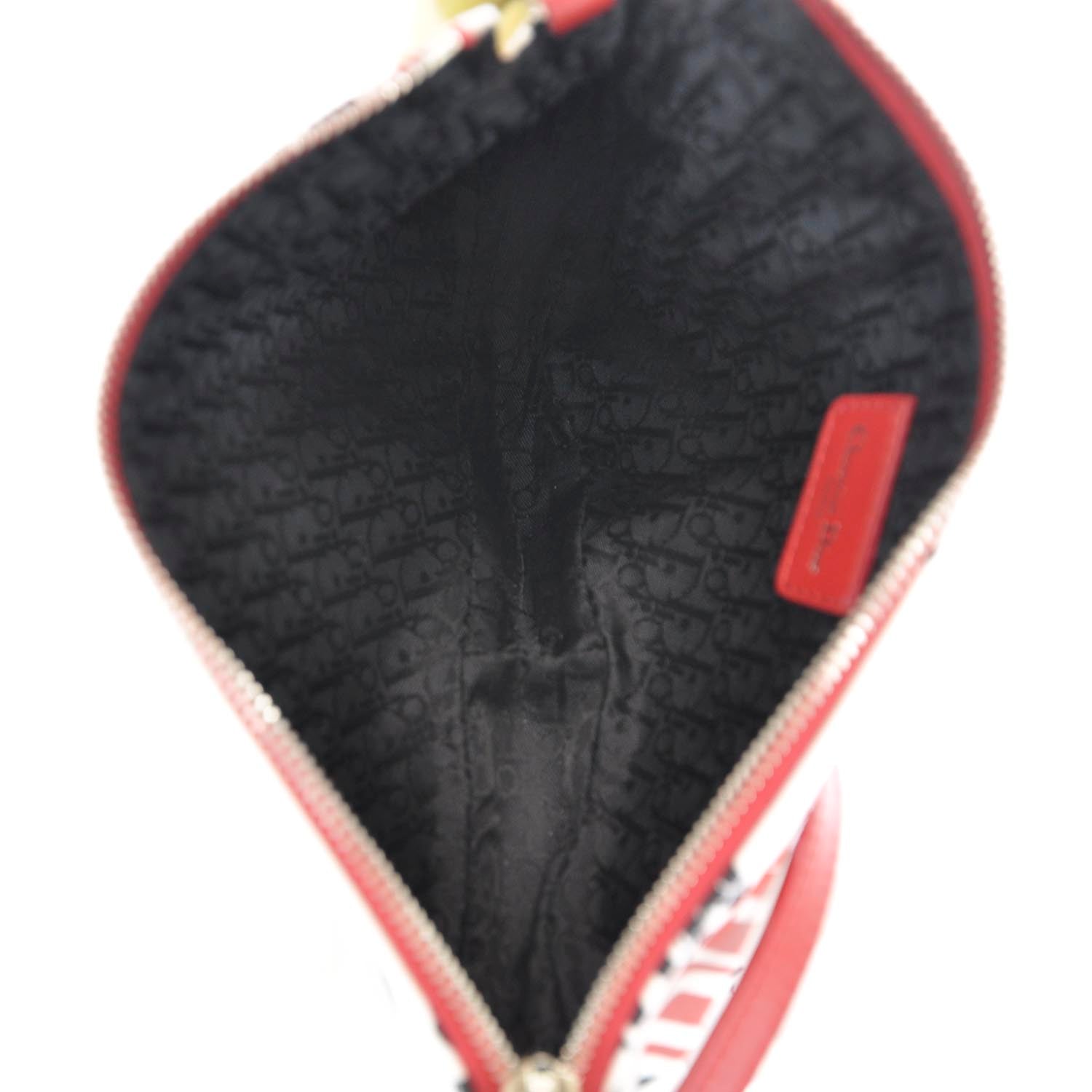 Christian Dior Hardcore Small Saddle Bag White Red Black 10 of 10