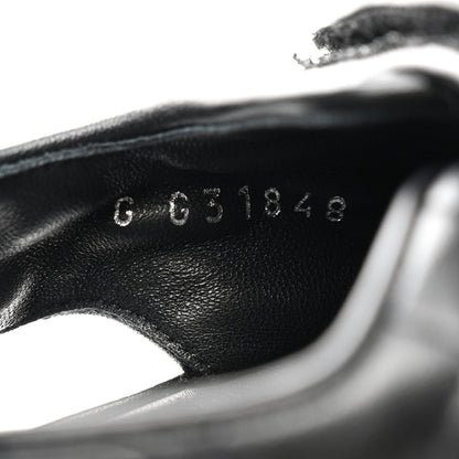 Chanel Lambskin Velcro Dad Sandals 38 Black 8 of 10