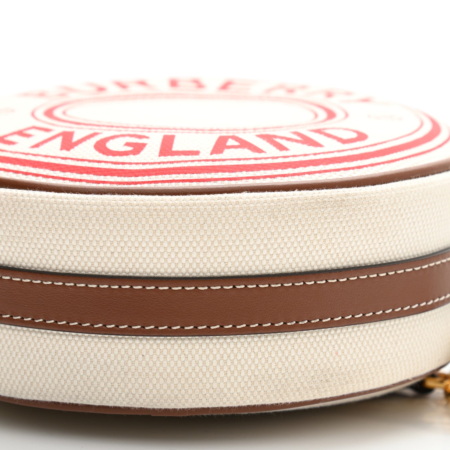 Burberry Canvas Calfskin Louise Bag Natural 11 of 11