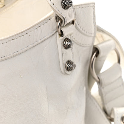 Balenciaga Agneau Arena Neo Cagole Handbag XS Optic White Optic White 12 of 12