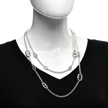 Hermes Sterling Silver Farandole Necklace 120 2 of 4