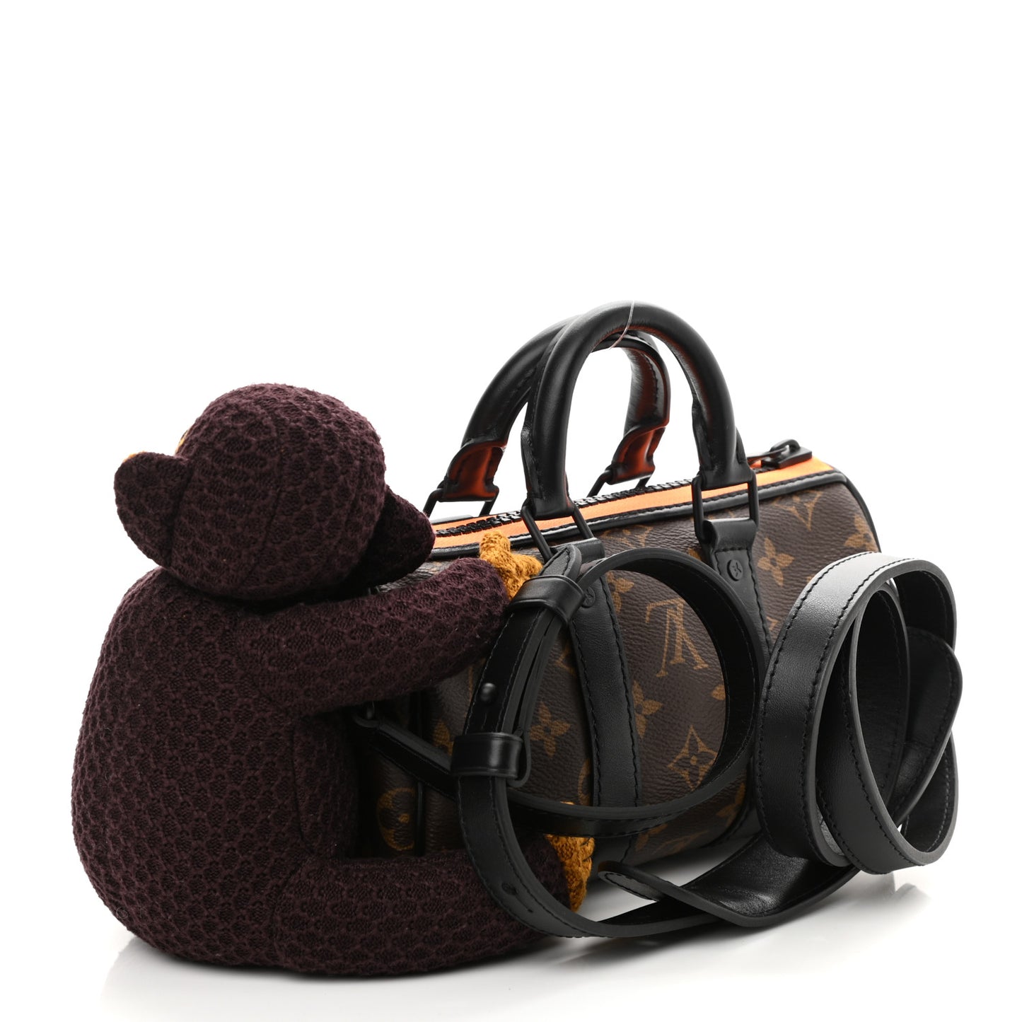 Monogram Monkey Puppet LV Friends Keepall XS