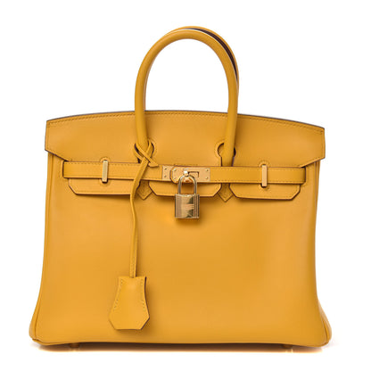 Hermes Swift Birkin 25 Jaune Ambre 1 of 25