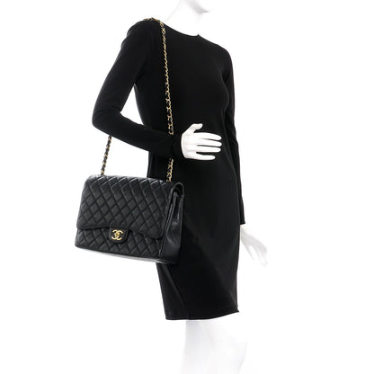 Chanel Caviar Quilted Maxi Double Flap Black 2 of 11