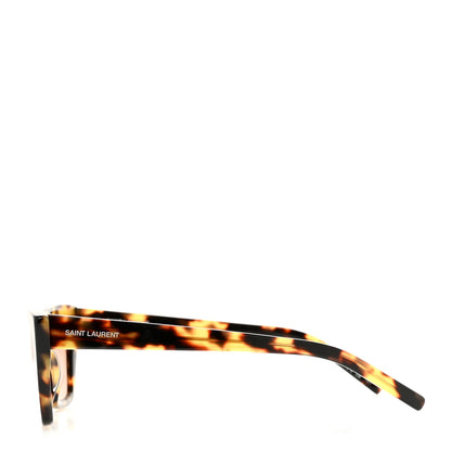 Saint Laurent Acetate Mica Cat Eye Sunglasses SL 276 Spotted Havana Brown 3 of 8