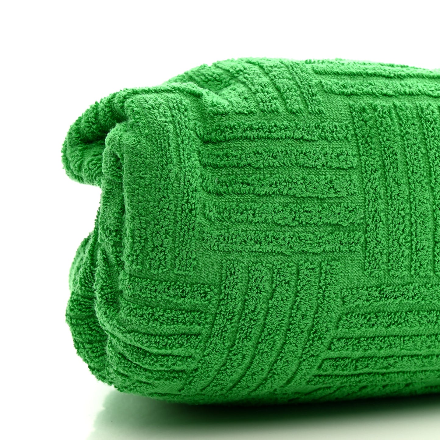 Sponge Fabric The Pouch Oversized Clutch Grass