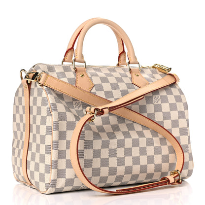 Louis Vuitton Damier Azur Speedy Bandouliere 30 3 of 10