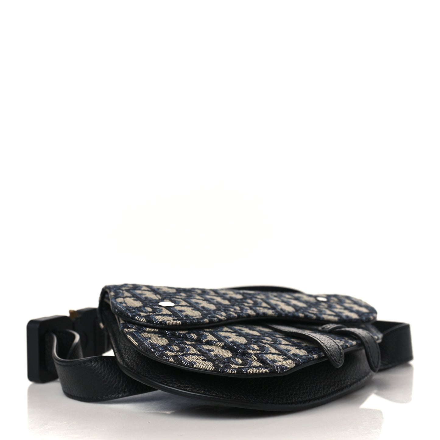 HOMME Oblique Saddle Belt Bag Blue