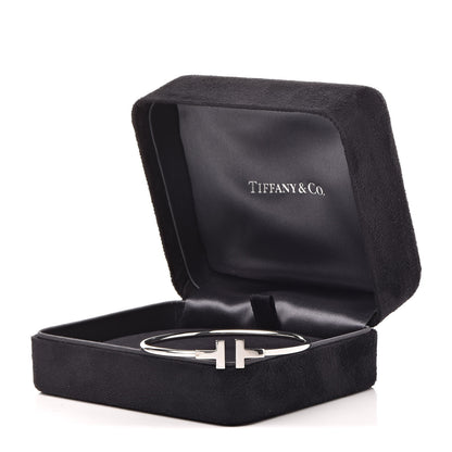 Tiffany 18K White Gold T Wire Bracelet 5 of 5