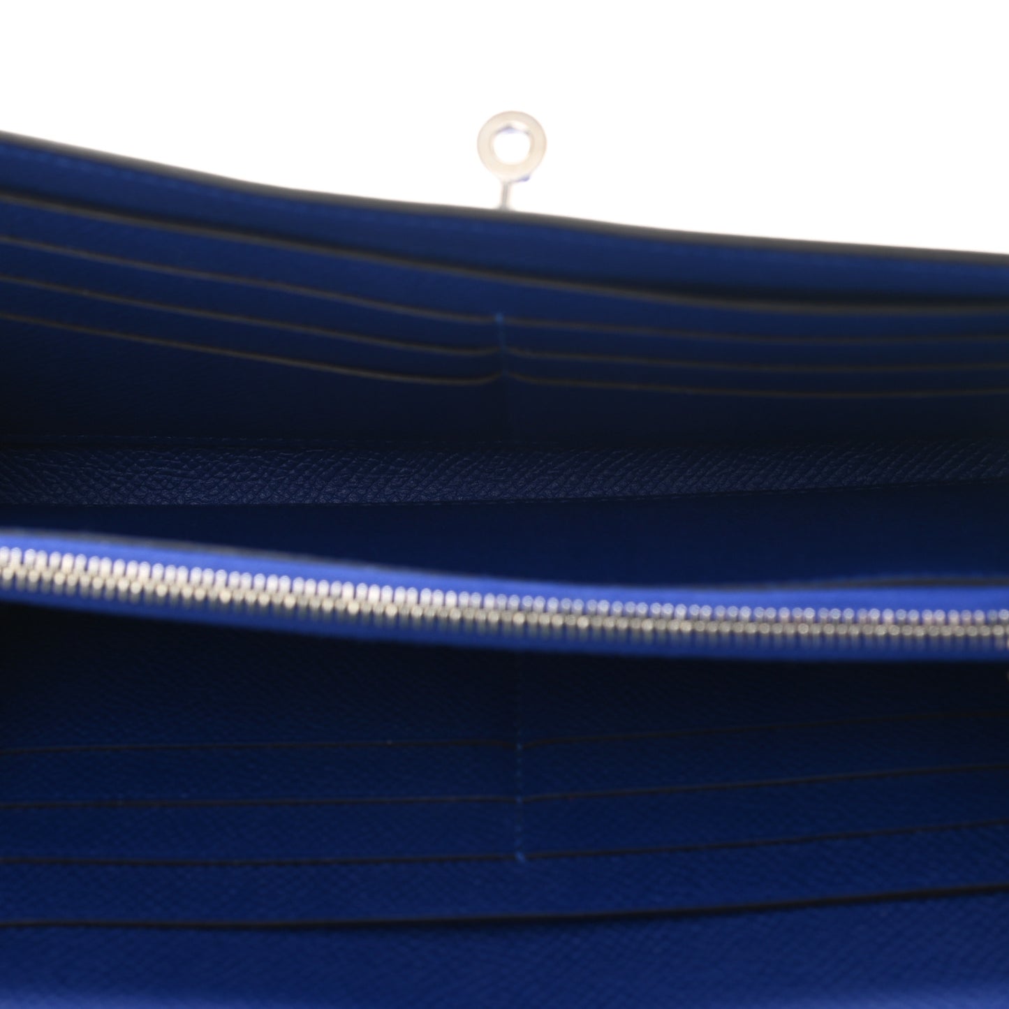 Epsom Kelly Longue Wallet Bleu Electrique