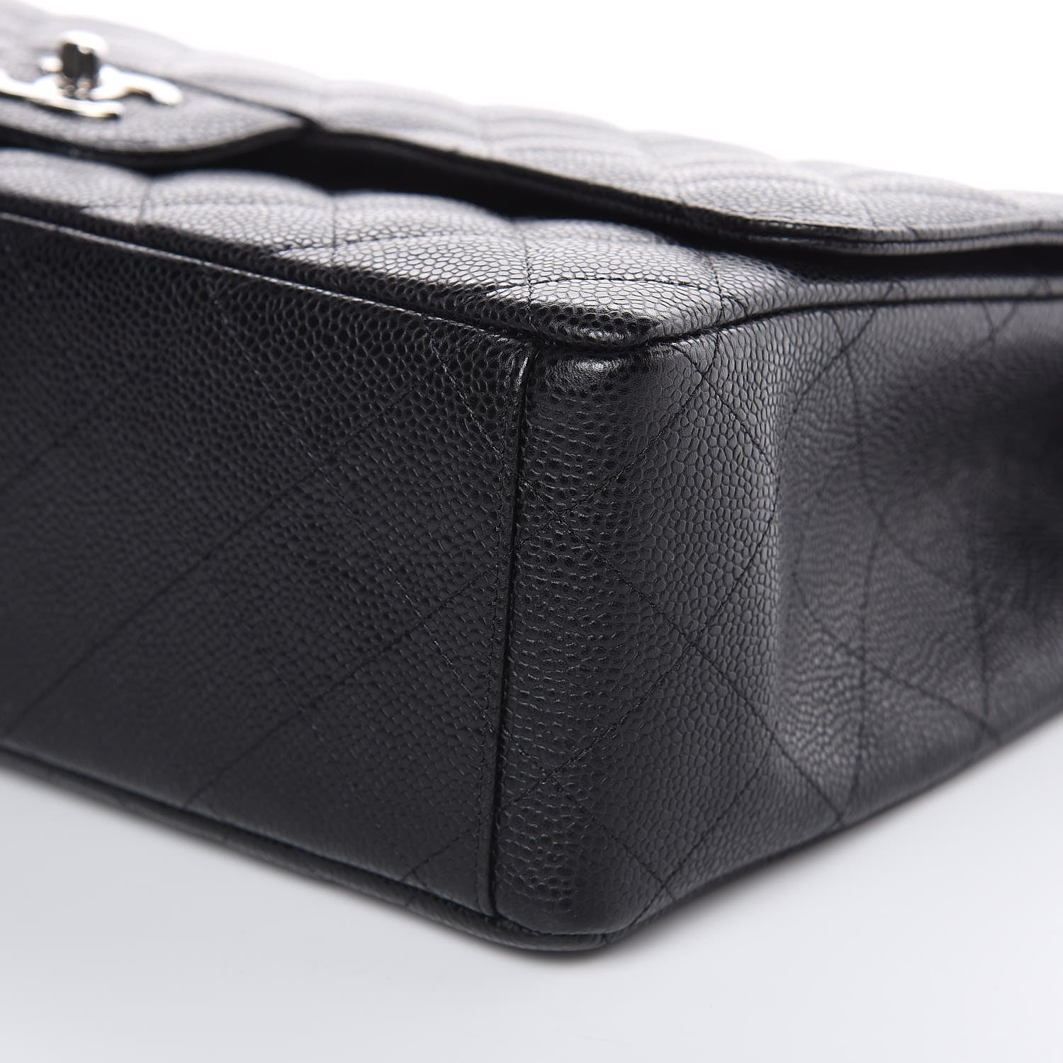 Chanel Caviar Quilted Maxi Single Flap Black 9 of 10