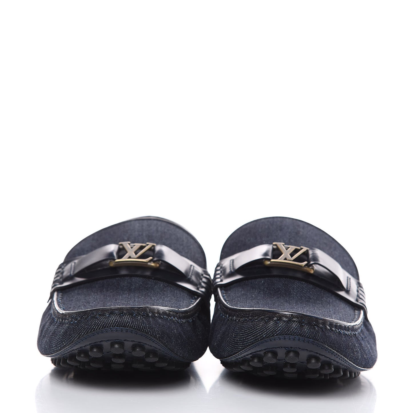 Denim Mens Hockenheim Moccasin Loafers 9 Marine