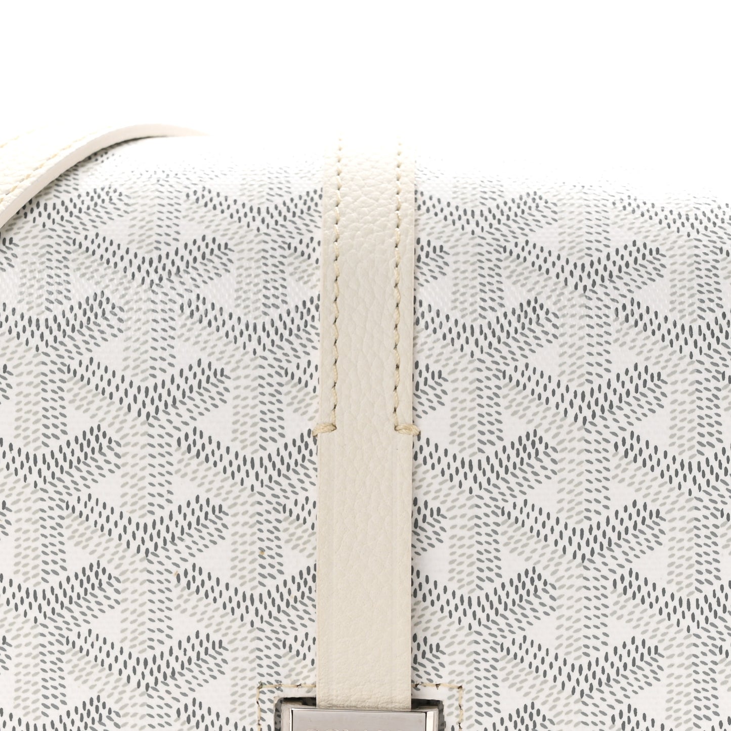 Goyardine Belvedere II PM Messenger Bag White