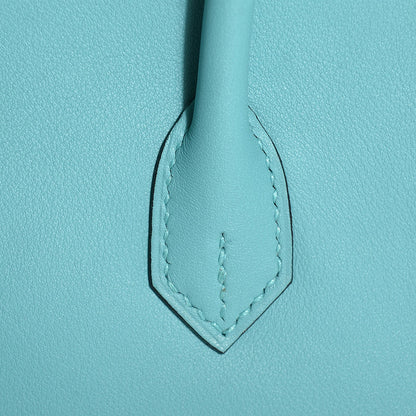 Hermes Swift Birkin 25 Bleu Saint Cyr 8 of 29