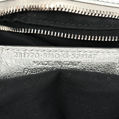 Balenciaga Metallic Agneau Giant 12 Silver Hardware City Gris Aluminum 8 of 12